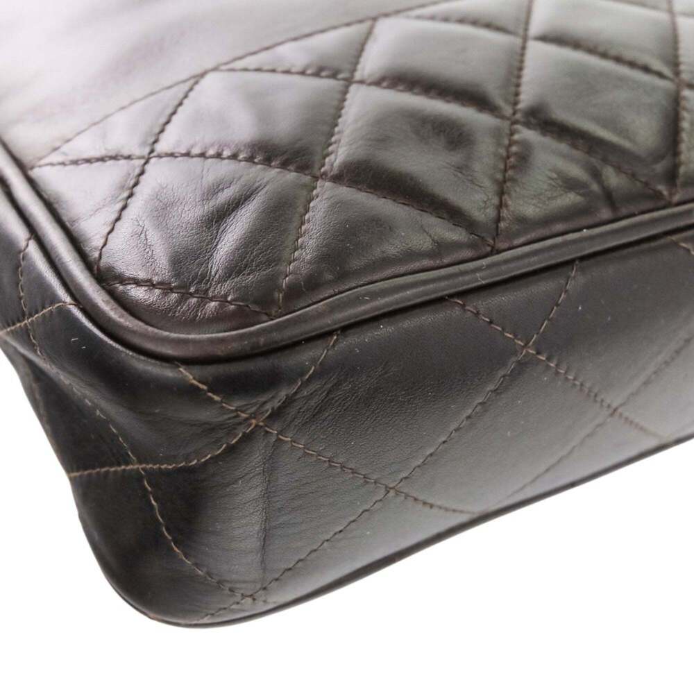 CHANEL Brown Leather Shoulder Bag - Picture 10 of 13